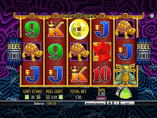 5 Dragons slot game image