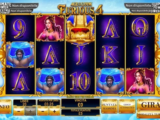 Age of the Gods: Furious Four slot game image