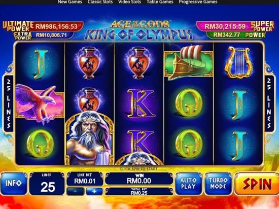 Age Of The Gods King Of Olympus Slot Game Image