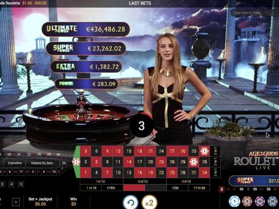 Age Of The Gods Roulette Slot Game Image