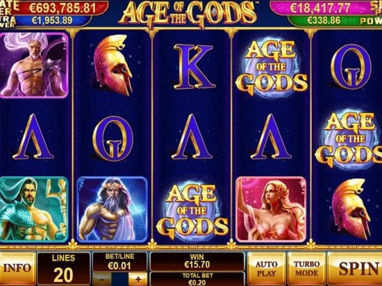Age of the Gods Jackpot screenshot