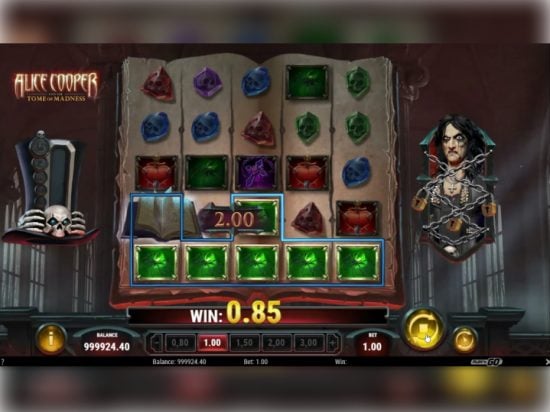 Alice Cooper and the Tome of Madness slot game image