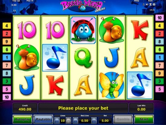 Beetle Mania Deluxe slot game image