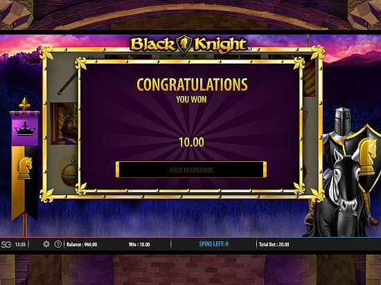 Black knight slot game image