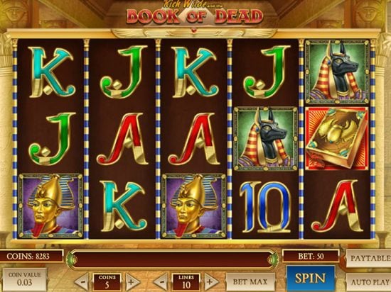 Book Of Dead Slot Game Image