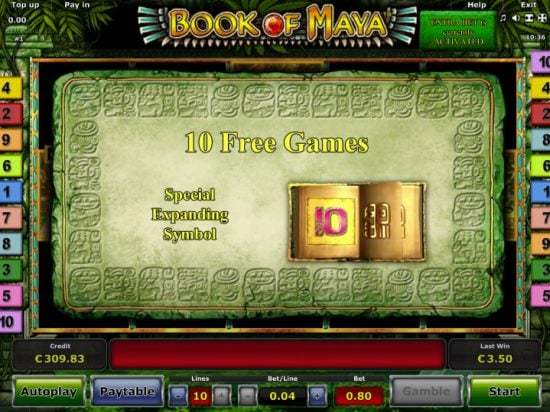 Book of Maya slot game image