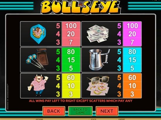 Bullseye Slot Game Image