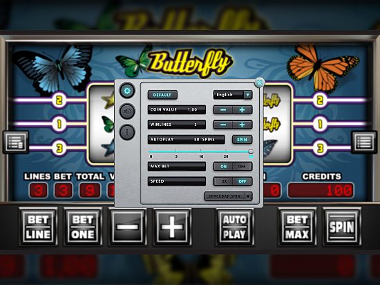 Butterfly slot game image
