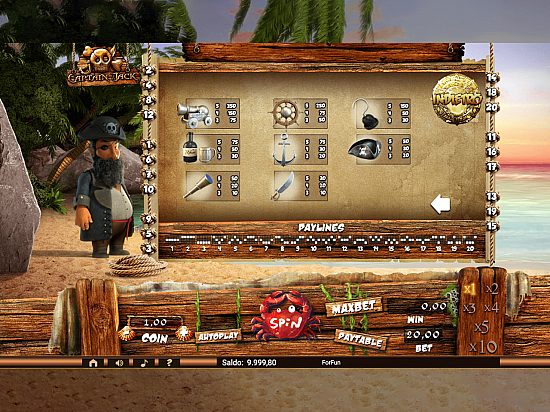 Captain Jack slot game image