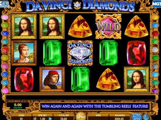 Da Vinci Diamonds slot game image