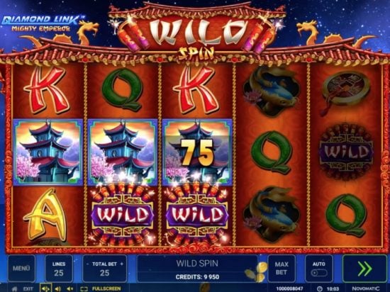 Diamond Link Mighty Emperor slot game image