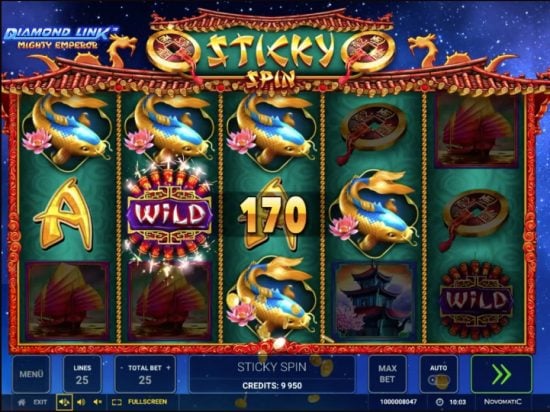 Diamond Link Mighty Emperor slot game image