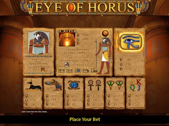 Eye Of Horus slot game image