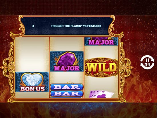 Flamin’ 7s slot game image