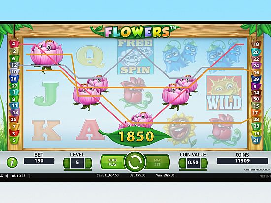 Flowers slot game image