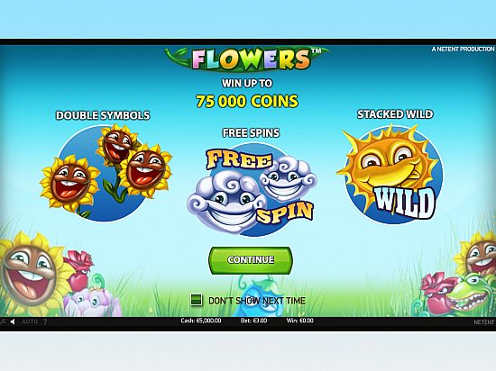 Flowers slot game image