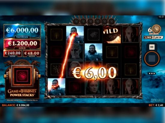Game of Thrones Power Stacks slot game image