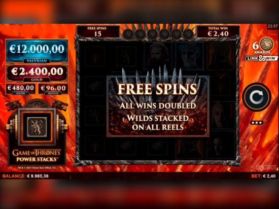 Game of Thrones Power Stacks slot game image