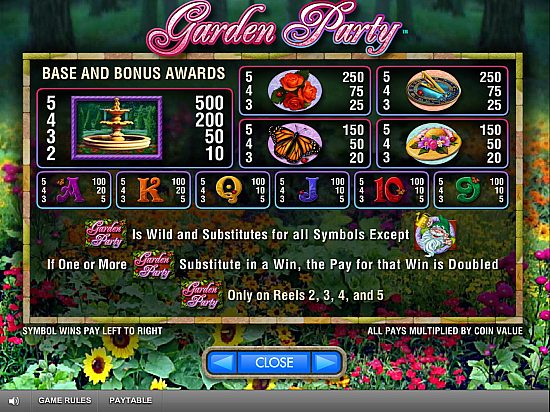 Garden Party slot game image