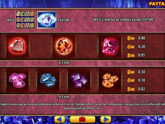 Gems Gems Gems Slot Game Image