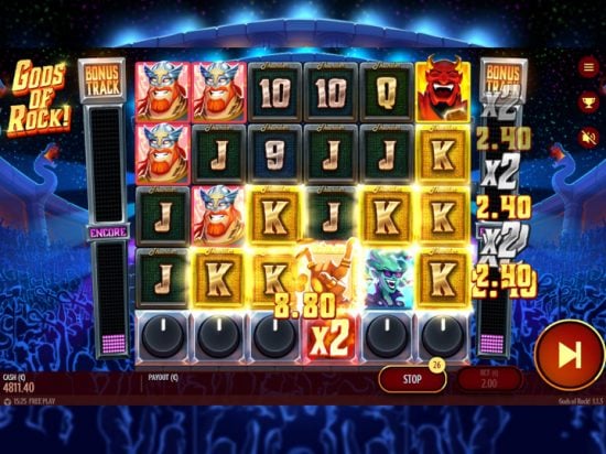 Gods of Rock slot game image