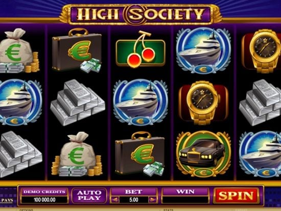 High Society Slot Game Image