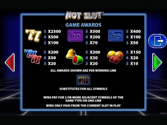 Barcrest Hot Slot online slot game review