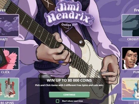 Jimi Hendrix Slot Game Image