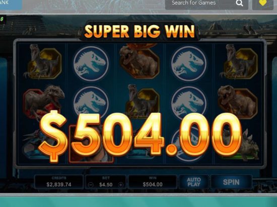 Jurassic World Slot Game Image