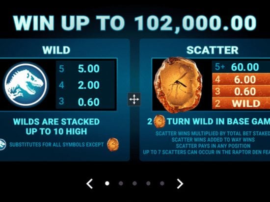 Jurassic World Slot Game Image