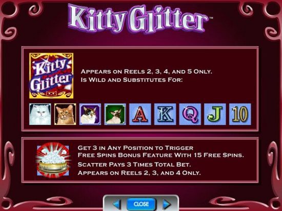 Kitty Glitter slot game image