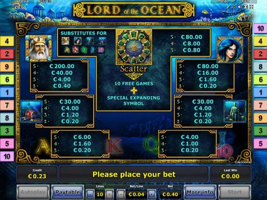 Lord of the Ocean slot game image