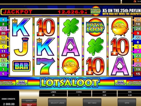 Lots a Loot Jackpot slot game image