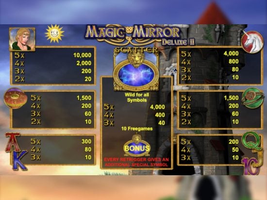 Magic Mirror Deluxe slot game logo