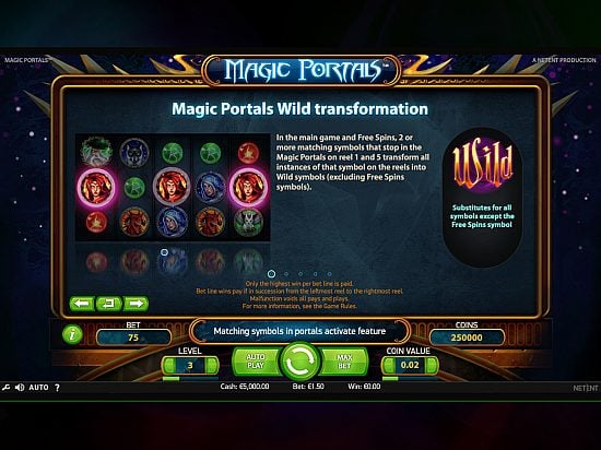Magic Portals slot game image
