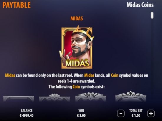 Midas Coins slot game image