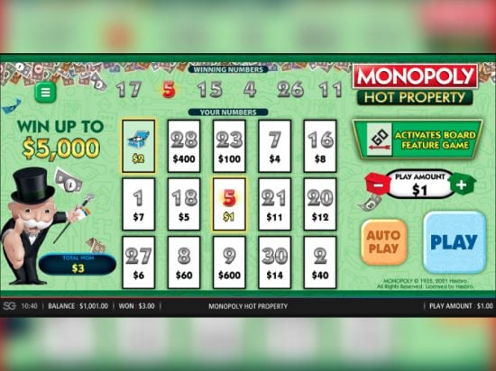 Monopoly Hot Property slot game image