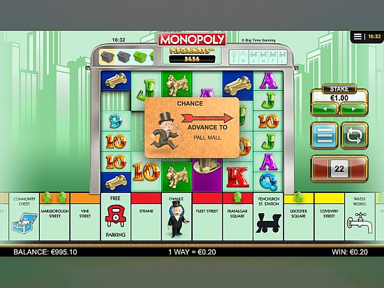 Monopoly Megaways slot game image