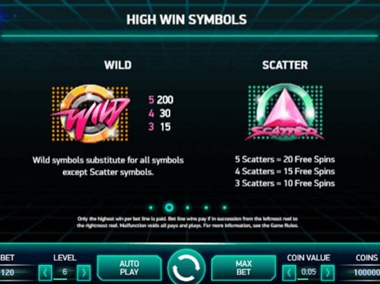 Neon Staxx Slot Game Image