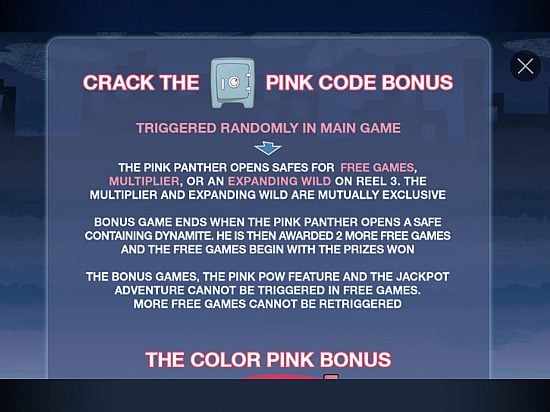 Pink Panther slot game image