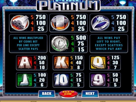 Pure Platinum slot game image