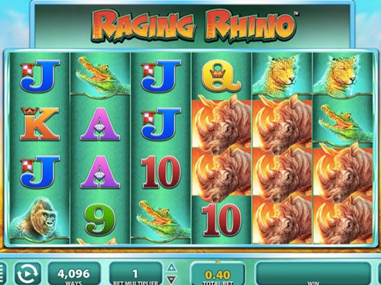 Raging Rhino Slot Game Image