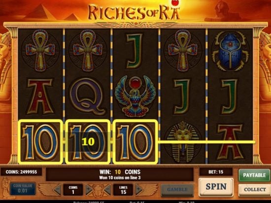 Riches Of Ra Slot Game Image