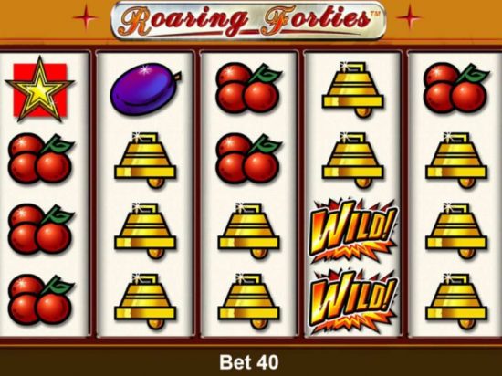 Roaring Forties slot game logo