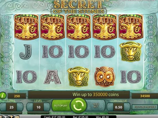 Secrets Of The Stones Slot Game Image