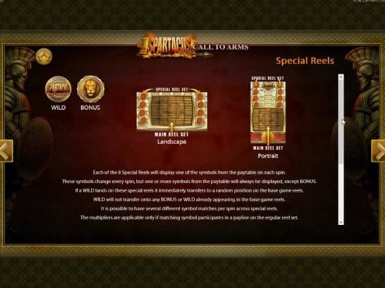 Spartacus Call To Arms Slot Game Image