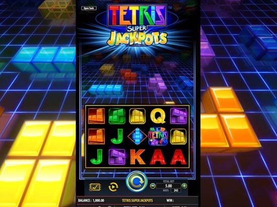 Tetris Super Jackpots Slot Game Image