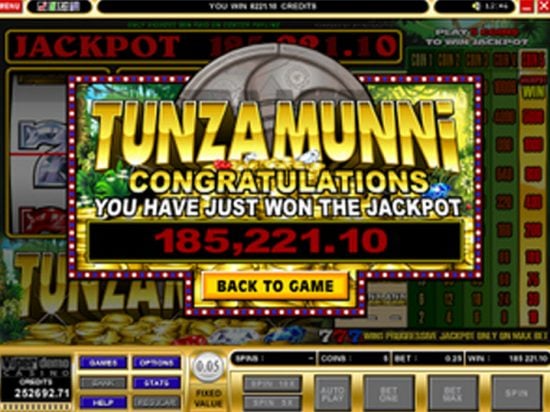 Tunzamunni Jackpot screenshot