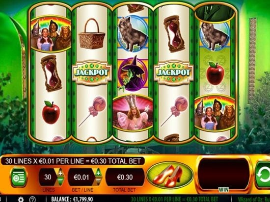 Wizard Of Oz Ruby Slippers Slot Game Image