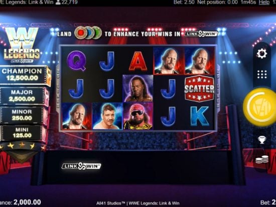 WWE Legends: Link and Win slot game image